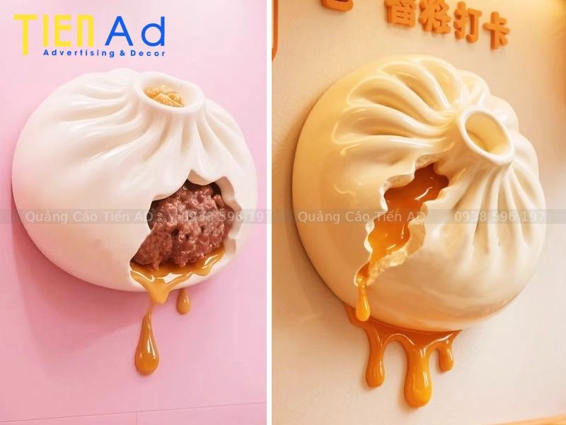 15+ mẫu mô hình bánh bao bằng composite được yêu thích hiện nay