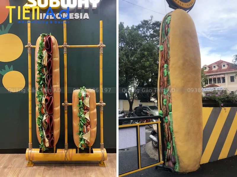 15+ mẫu mô hình bánh mì composite đẹp ấn tượng
