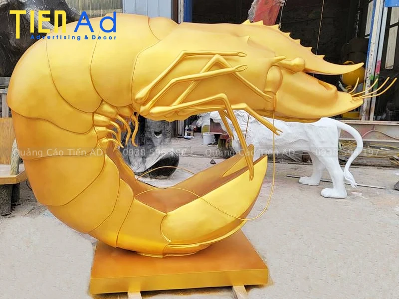 15+ mẫu mô hình con tôm bằng composite đẹp thu hút
