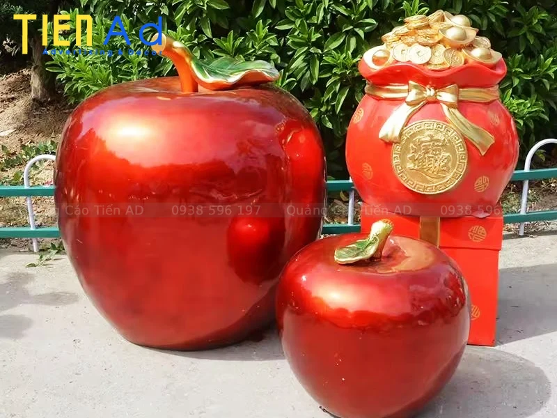 15+ mẫu mô hình trái táo composite được ưa chuộng hiện nay