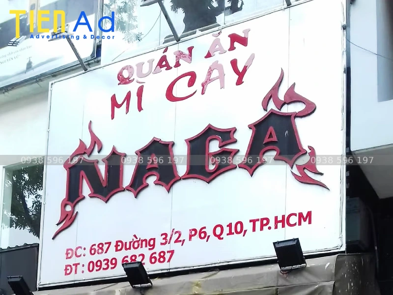 25 Mẫu bảng hiệu mì cay ấn tượng và nổi bật