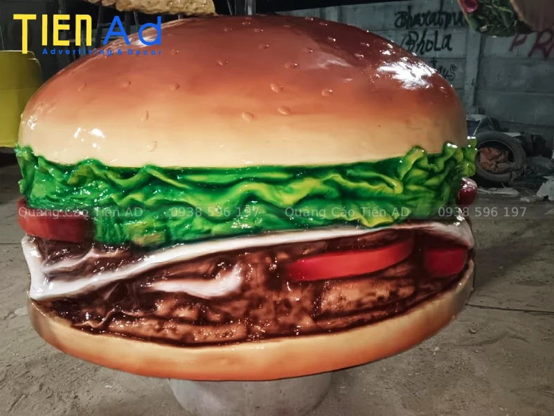 25+ mẫu mô hình hamburger composite đẹp thu hút khách hàng