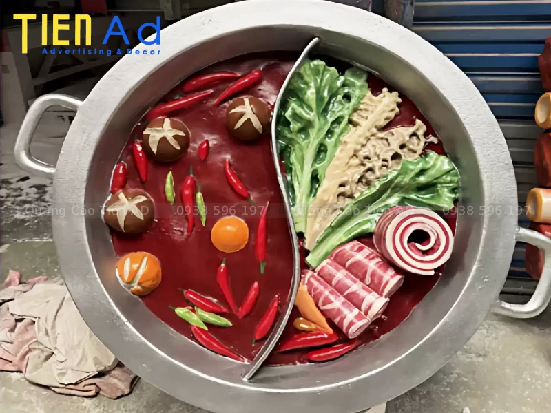 25+ mẫu mô hình nồi lẩu composite đẹp được sử dụng nhiều tại các quán ăn, nhà hàng