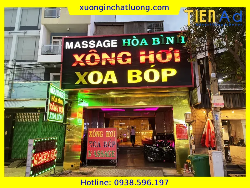 35+ Mẫu Bảng Hiệu Massage, Xông Hơi, Xoa Bóp, Bấm Huyệt Đẹp