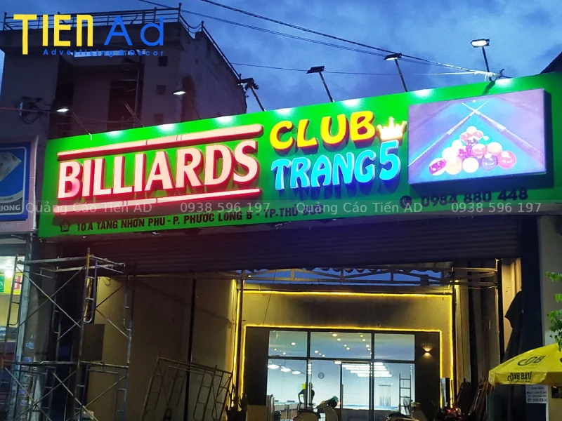 35+ mẫu bảng hiệu quảng cáo Thủ Đức đẹp hiện đại