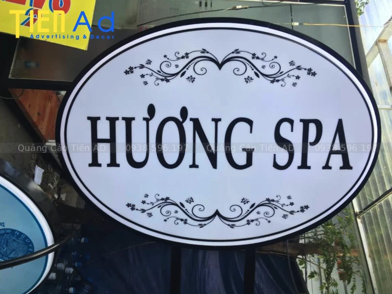 35+ mẫu hộp đèn spa đẹp thu hút khách hàng