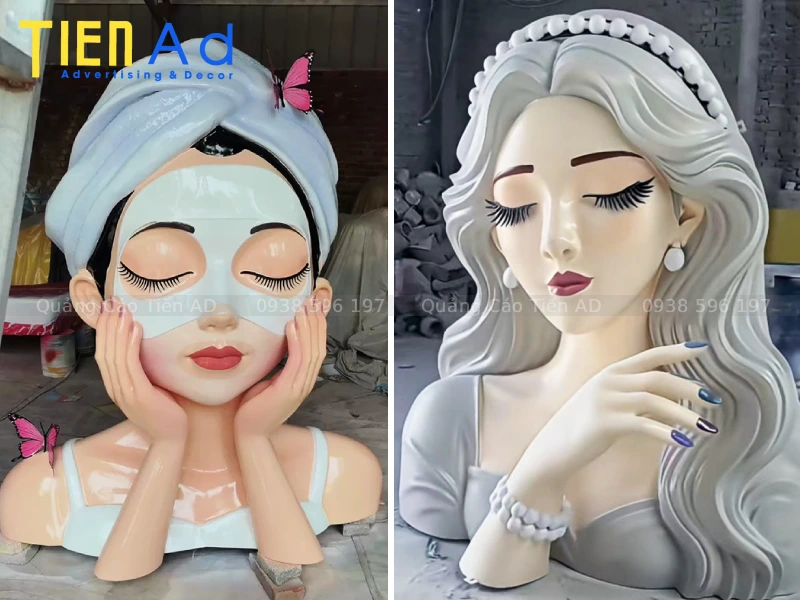 35+ mẫu mô hình cô gái composite phổ biến tại spa làm đẹp