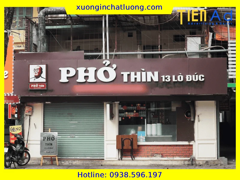 45+ Mẫu Bảng Hiệu Quán Phở Đẹp Và Nổi Bật