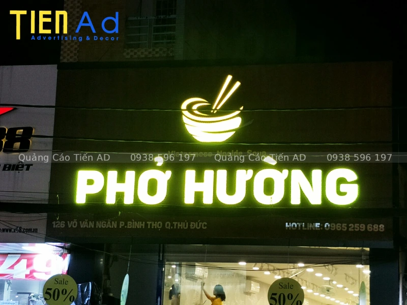45+ mẫu bảng hiệu quán phở đẹp và nổi bật
