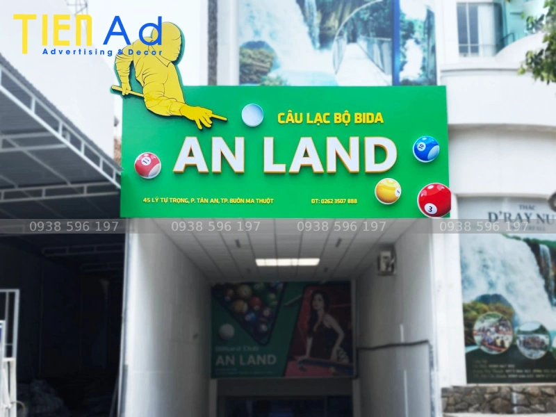 99 Mẫu bảng hiệu bida đẹp thu hút khách