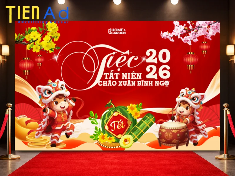 Backdrop tất niên