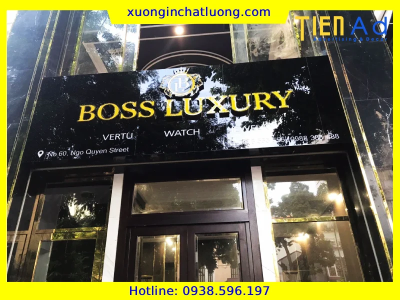 Bảng Hiệu Alu Gương Sang Trọng Giá Rẻ Tại TP.HCM