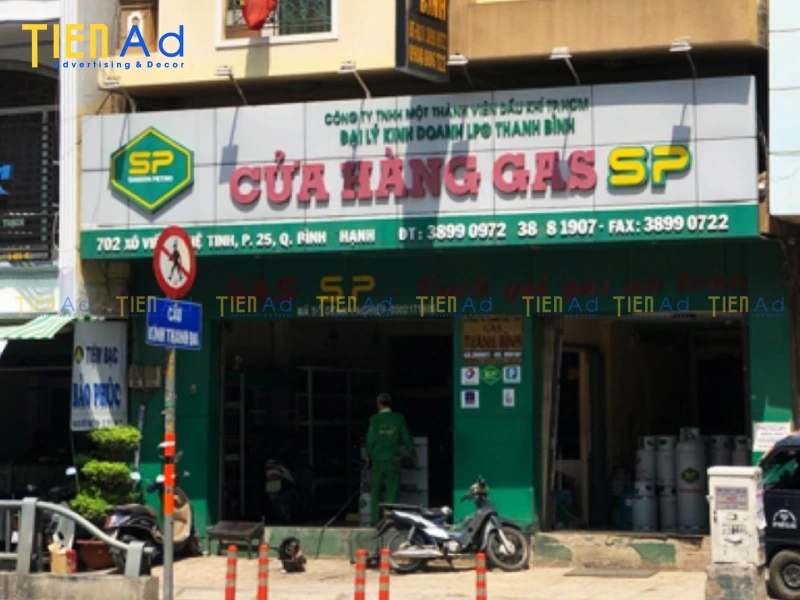 Bảng Hiệu Cửa Hàng Gas Trọn Gói Giá Rẻ Tại TP.HCM