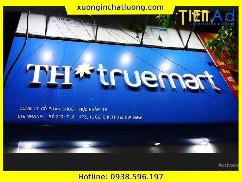 Bảng Hiệu Cửa Hàng Sữa Trọn Gói Giá Rẻ Tại TP.HCM