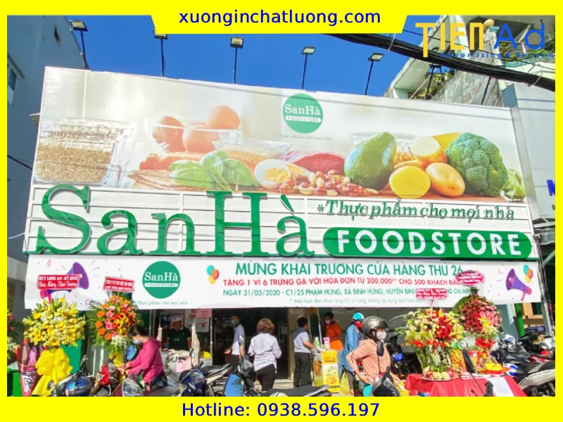 Bảng Hiệu Cửa Hàng Thực Phẩm Uy Tín Giá Rẻ Tại TP.HCM