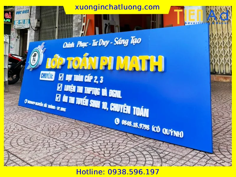 Bảng Hiệu Dạy Thêm Uy Tín Giá Rẻ Tại TP.HCM