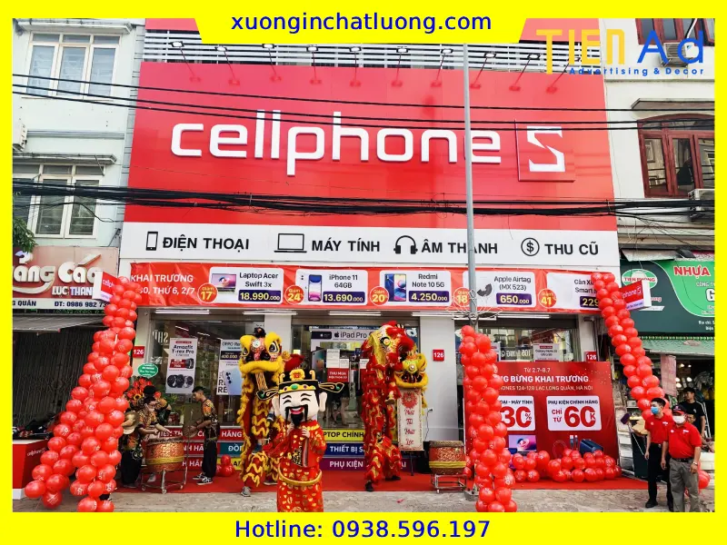 Bảng Hiệu Điện Thoại Trọn Gói Giá Rẻ Tại TP.HCM