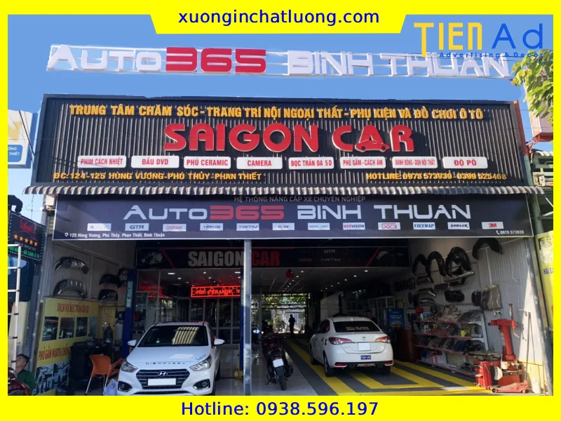 Bảng Hiệu Gara Ô Tô Đẹp Giá Rẻ Tại TP.HCM