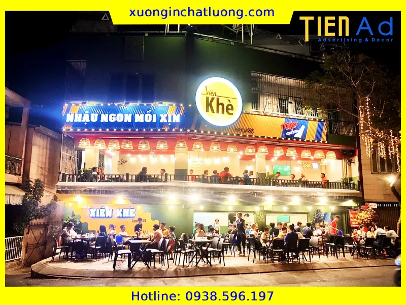 Bảng Hiệu Quán Nhậu Giá Rẻ Tại TP.HCM