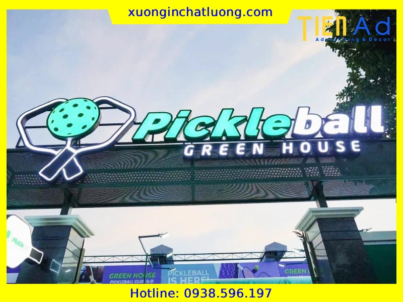 Bảng Hiệu Sân Pickleball Trọn Gói Giá Rẻ Tại TP.HCM
