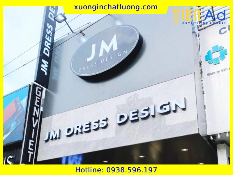 Bảng Hiệu Shop Quần Áo Trọn Gói Giá Rẻ Tại TP.HCM