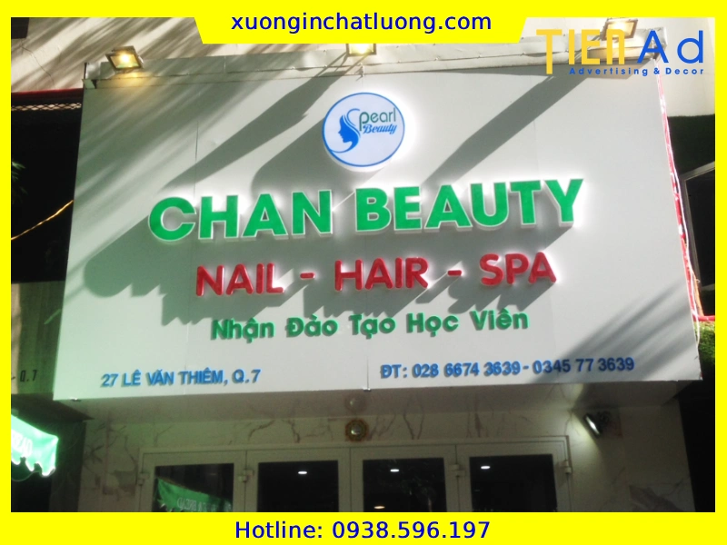 Bảng Hiệu Spa Trọn Gói Giá Rẻ Tại TP.HCM