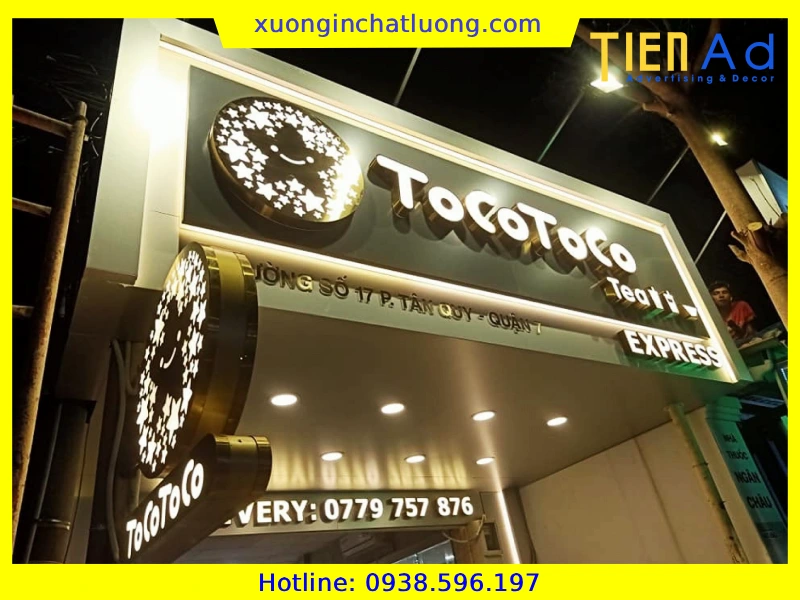 Bảng Hiệu Trà Sữa Giá Rẻ Trọn Gói Tại TP.HCM