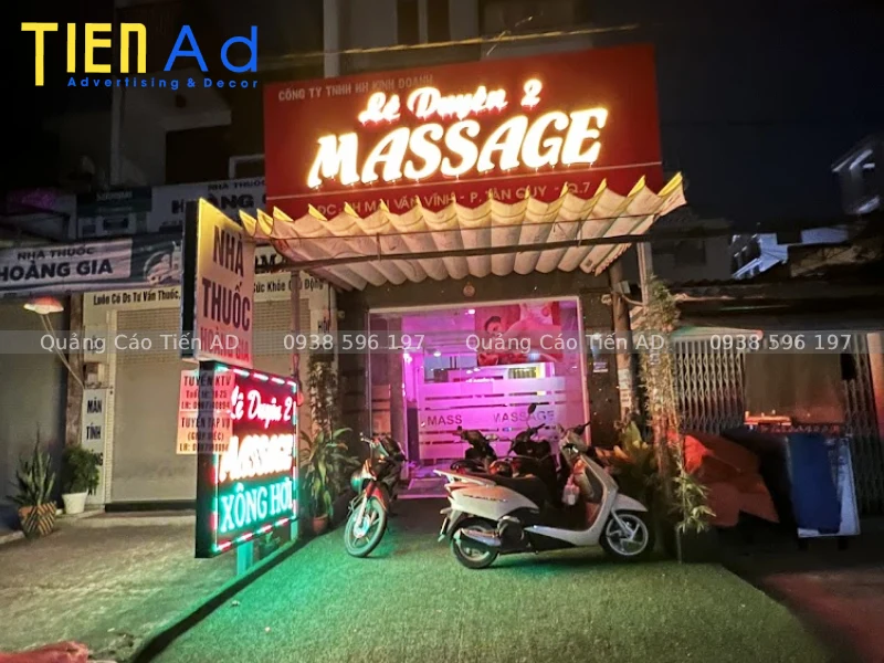 Bảng checklist quy định pháp lý khi lắp đặt biển hiệu massage