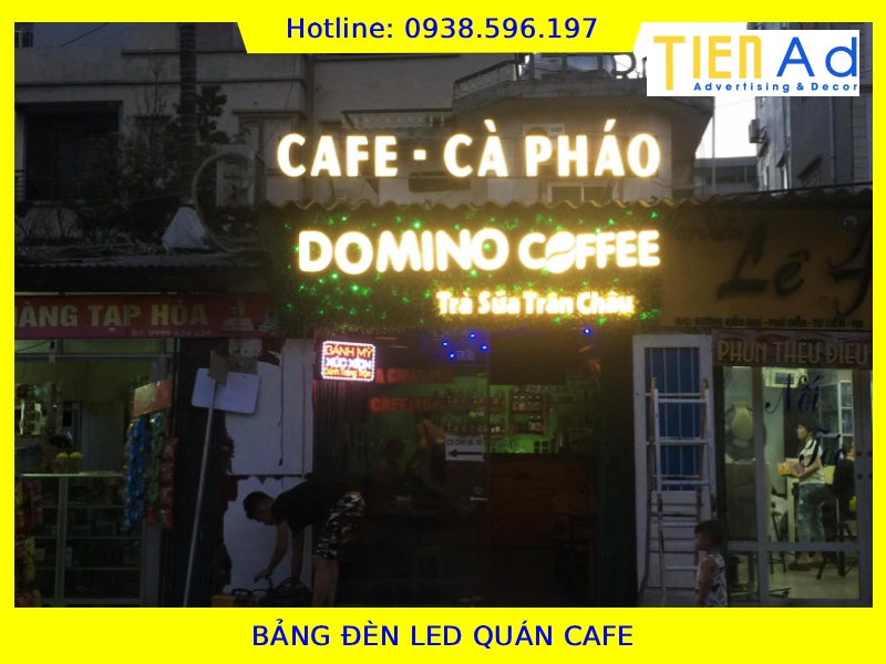 Bảng đèn led quán cafe