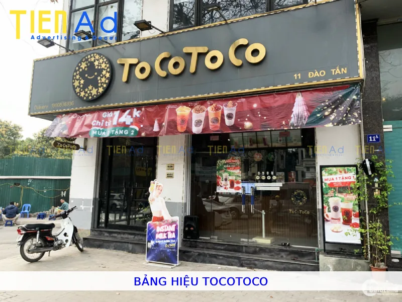 Bảng hiệu Tocotoco