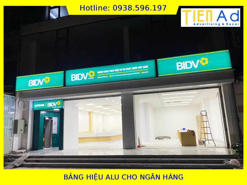 Bảng hiệu alu cho ngân hàng