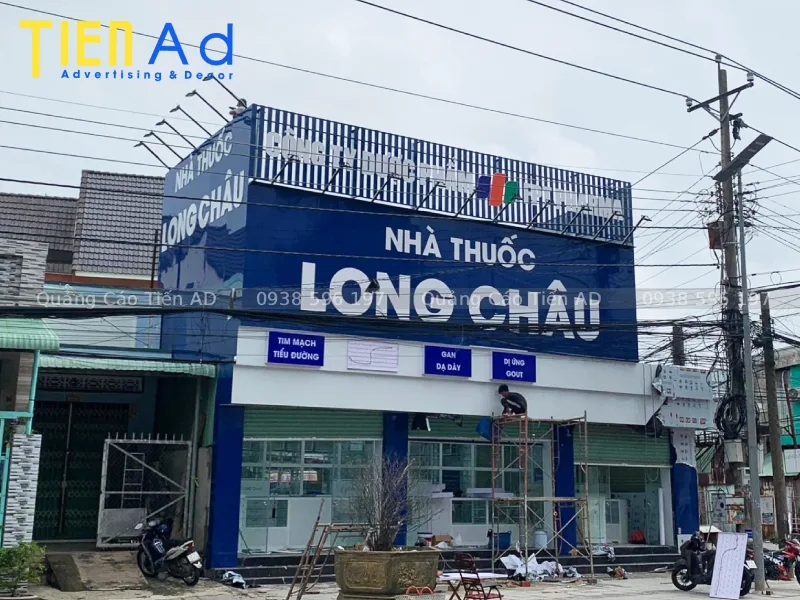 Bảng hiệu alu chữ nổi - 1