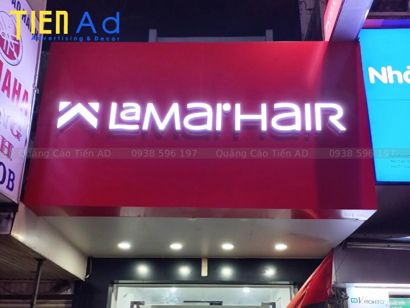 Bảng hiệu alu chữ nổi mica