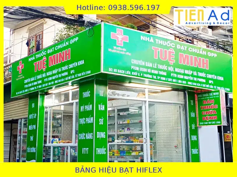 Bảng hiệu bạt Hiflex
