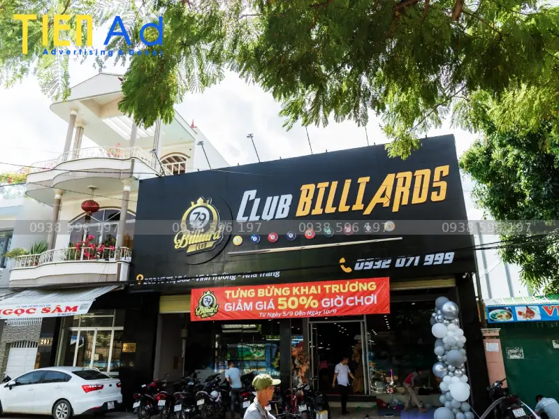 Bảng hiệu bida 79