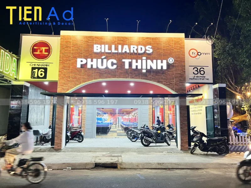 Bảng hiệu bida Phú Thịnh