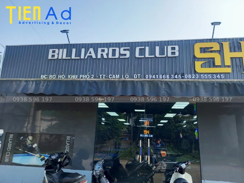 Bảng hiệu bida SH