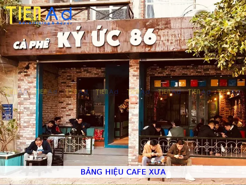 Bảng hiệu cafe xưa