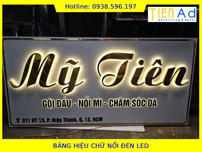 Bảng hiệu chữ nổi đèn led