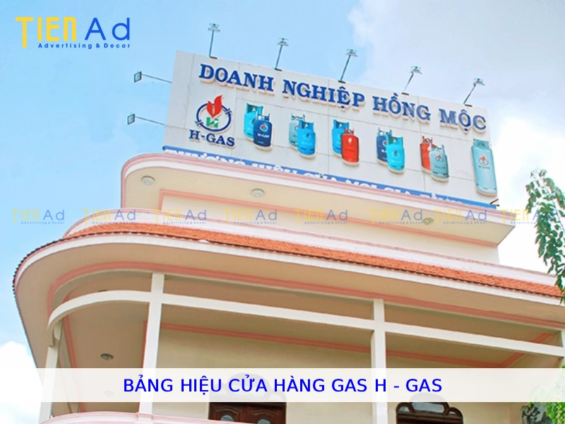 Bảng hiệu cửa hàng H GAS