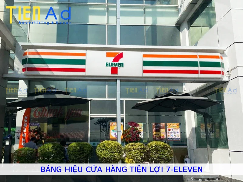 Bảng hiệu cửa hàng tiện lợi 7 Eleven