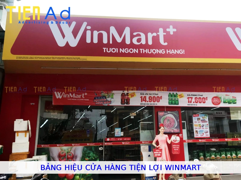 Bảng hiệu cửa hàng tiện lợi WinMart