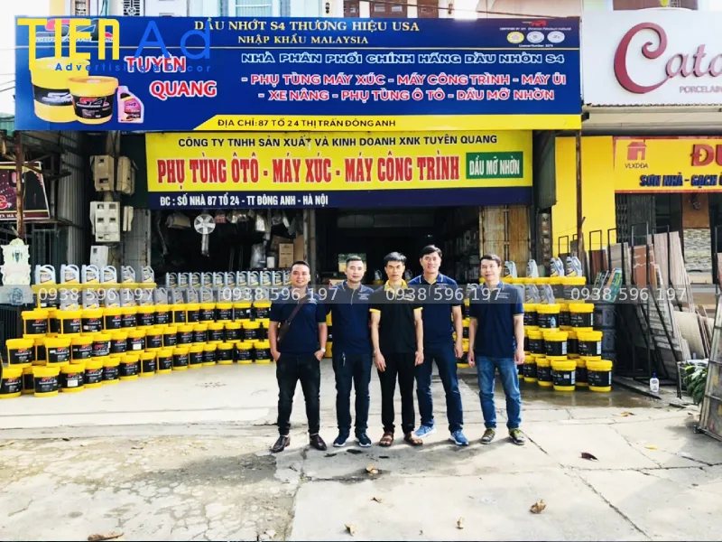 Bảng hiệu dầu nhớt S4