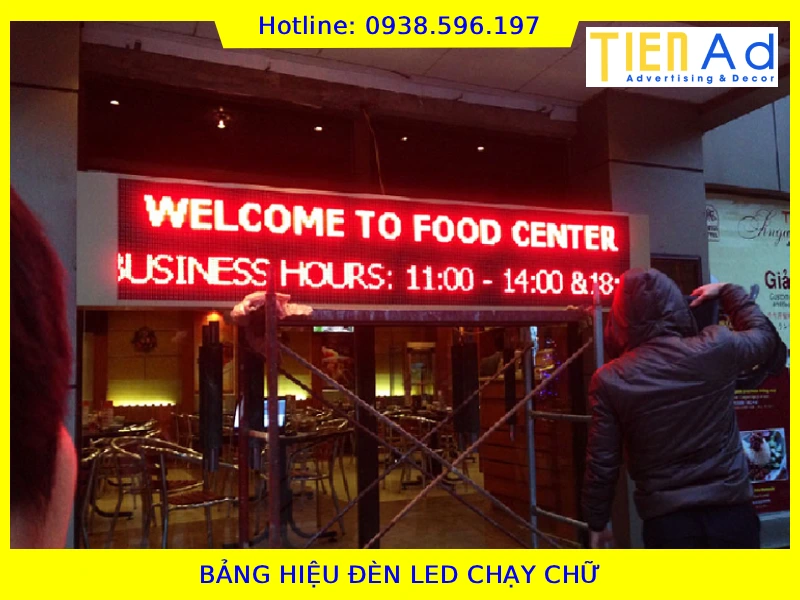 Bảng hiệu đèn led chạy chữ