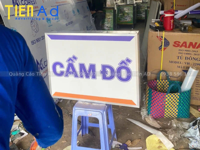 Bảng hiệu hệ thống cầm đồ Cashing Pro ở Gò Vấp - 2