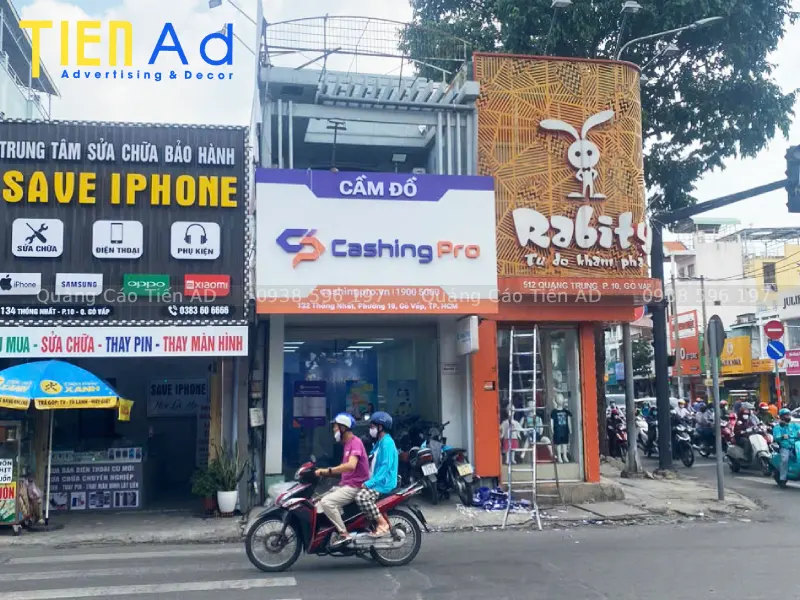 Bảng hiệu hệ thống cầm đồ Cashing Pro ở Gò Vấp - 4