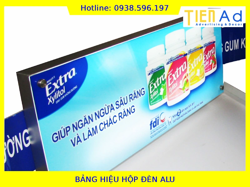 Bảng hiệu hộp đèn alu