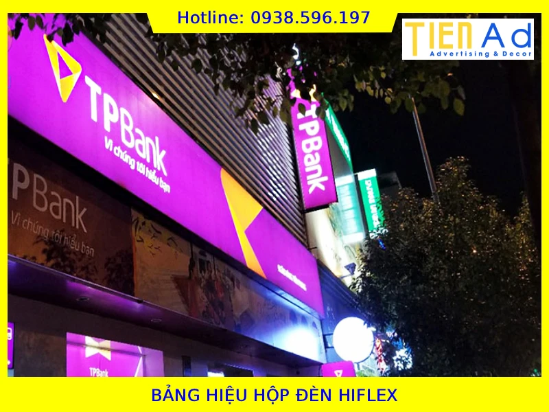 Bảng hiệu hộp đèn hiflex