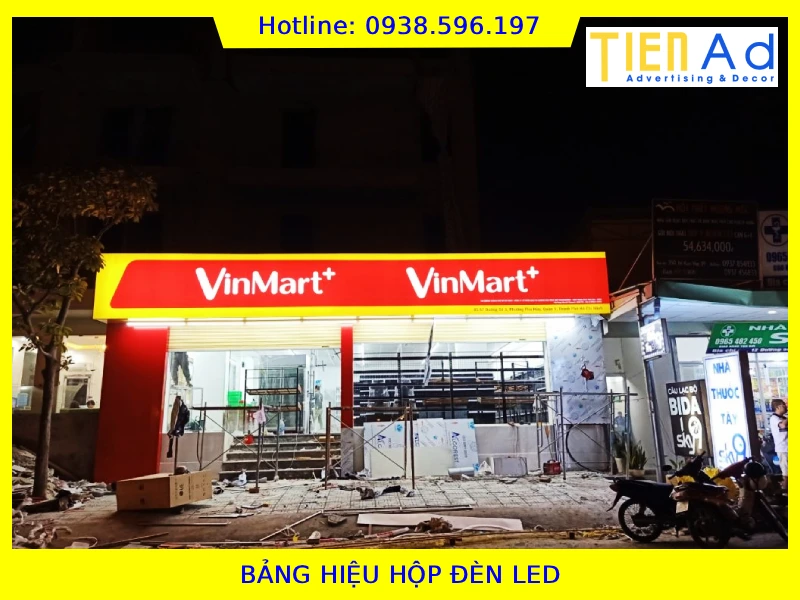 Bảng hiệu hộp đèn led