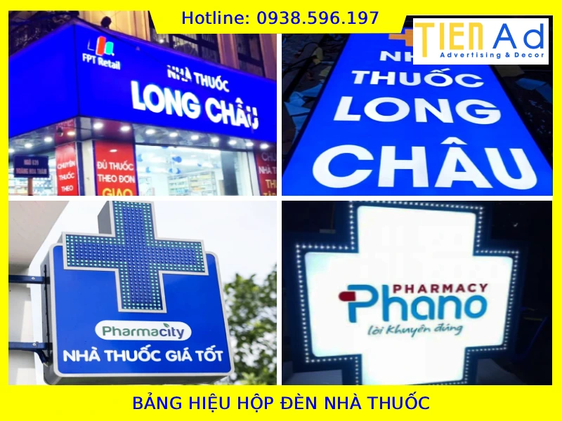 Bảng hiệu hộp đèn nhà thuốc